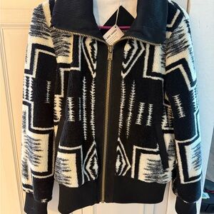 Pendleton Black and Cream Wool Jacket